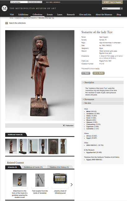 Snapshot of the page with Statuette on 11 May 2012